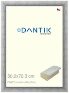DANTIK frame 50 × 70, PAINT blue large plexi clear - Photo Frame