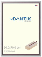 DANTIK frame 50 × 70, RIVIERA burgundy plexi clear - Photo Frame