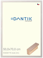 DANTIK frame 50 × 70, KASSETTE grey 3055 plexi clear - Photo Frame