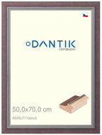 DANTIK frame 50 × 70, AMALFI purple plexi clear - Photo Frame