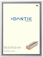 DANTIK frame 50 × 70, RIVIERA blue plexi clear - Photo Frame