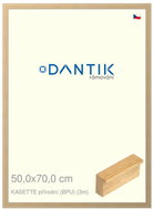 DANTIK frame 50 × 70, KASSETTE natural BPU plexi clear - Photo Frame