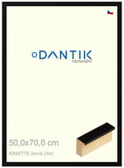 DANTIK frame 50 × 70, KASSETTE black plexi clear - Photo Frame