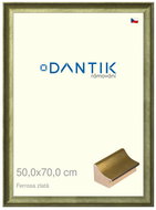 DANTIK frame 50 × 70, Ferrosa gold plexi clear - Photo Frame