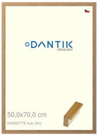 DANTIK frame 50 × 70, KASSETTE oak plexi clear - Photo Frame