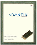 DANTIK frame 40 × 50, LYON green plexi clear - Photo Frame
