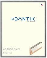 DANTIK frame 40 × 50, EVOQUE grey plexi clear - Photo Frame