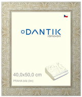 DANTIK frame 40 × 50, PRAGUE White plexi clear - Photo Frame