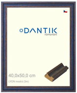 DANTIK frame 40 × 50, LYON blue plexi clear - Photo Frame