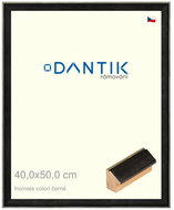 DANTIK frame 40 × 50, INCLINATA colouri black plexi clear - Photo Frame