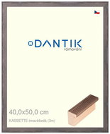 DANTIK frame 40 × 50, KASSETTE dark grey plexi clear - Photo Frame
