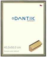 DANTIK frame 40 × 50, INCLINATA colouri beige plexi clear - Photo Frame