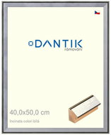 DANTIK frame 40 × 50, INCLINATA colouri White plexi clear - Photo Frame