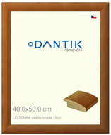 DANTIK frame 40 × 50, LEDVINKA light brown plexi clear - Photo Frame