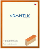 DANTIK frame 40 × 50, PERLA orange high plexi clear - Photo Frame