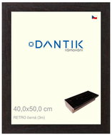 DANTIK frame 40 × 50, RETRO black plexi clear - Photo Frame