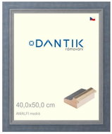 DANTIK frame 40 × 50, AMALFI blue plexi clear - Photo Frame