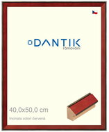 DANTIK frame 40 × 50, INCLINATA colouri red plexi clear - Photo Frame