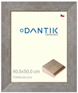 DANTIK frame 40 × 50, TOMAS white large plexi clear - Photo Frame