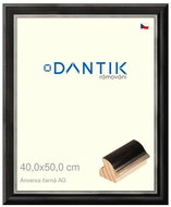 DANTIK frame 40 × 50, ANIVERSA black AG plexi clear - Photo Frame