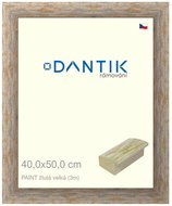 DANTIK frame 40 × 50, PAINT yellow large plexi clear - Photo Frame