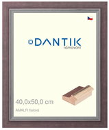 DANTIK frame 40 × 50, AMALFI purple plexi clear - Photo Frame