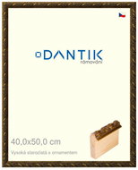 DANTIK frame 40 × 50, High old gold with ornament plexi clear - Photo Frame