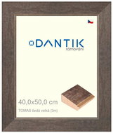 DANTIK frame 40 × 50, TOMAS grey large plexi clear - Photo Frame
