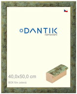DANTIK frame 40 × 50, BOX film green plexi clear - Photo Frame