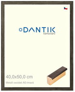 DANTIK frame 40 × 50, Metalli oidati AG dark plexi clear - Photo Frame