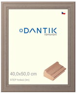 DANTIK frame 40 × 50, STEP brown plexi clear - Photo Frame