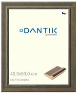DANTIK frame 40 × 50, Oro Fino silver plexi clear - Photo Frame