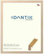 DANTIK frame 40 × 50, KASSETTE bleached oak plexi clear - Photo Frame