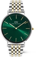 Daniel Wellington Classic 40 mm 7 - Link Emerald Two Tone Gold Silver DW00101009 - Watch