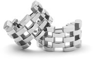 Daniel Wellington ladies earrings steel 5-Link DW00401020 - Earrings