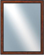 DANTIK Zrcadlo v rámu 40 × 50 cm CASTAGNO hnědé - Zrcadlo