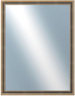 DANTIK Mirror in frame 70 × 90 cm TOOTH small gold black - Mirror