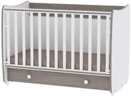 Crib Lorelli DREAM NEW 140x70 CM WHITE/COFFEE - Cot