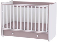 Multifunctional Cot Lorelli DREAM NEW 120x60CM WHITE/CAPPUCCINO - Cot
