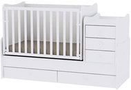 Multifunctional Cot Lorelli MAXI PLUS NEW 160x70CM WHITE - Cot