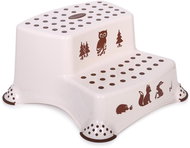 Double step to the toilet/washbasin Lorelli FOREST CAPPUCCINO - Stepper
