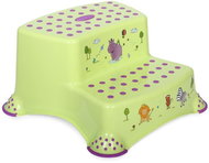 Double step to the toilet/washbasin Lorelli HIPPO GREEN - Stepper