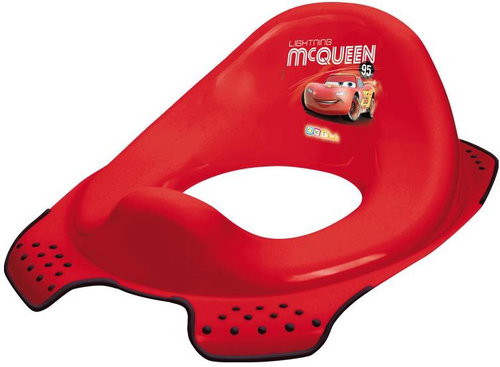 Baby toilet seat Lorelli ANATOMIC DISNEY RED CARS - Children's toilet training seat - Main image