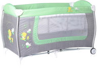 Travel cot Lorelli DANNY 2 LAYERS GREY&GREEN ZA ZA - Travel Bed