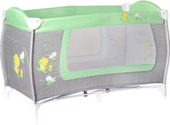 Travel cot Lorelli DANNY 1 LAYER GREY&GREEN DUCKS - Travel Bed