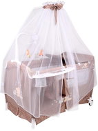 Lorelli SLEEP'N'DREAM ROCKER 2in1 travel cot and playpen with rocking function + BEIGE canopy for Z - Travel Bed