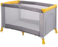 Travel cot Lorelli VERONA 1 layer GREY&YELLOW - Travel Bed