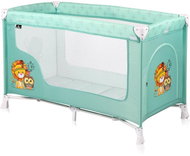Travel cot Lorelli SAN REMO 1 layer GREEN INDIANS - Travel Bed