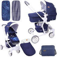 Lorelli ASTER DARK BLUE FLOWERS Baby Buggy - Baby Buggy