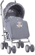 Stroller Lorelli IDA + Carrycot GREY CUTE KITTEN - Baby Buggy